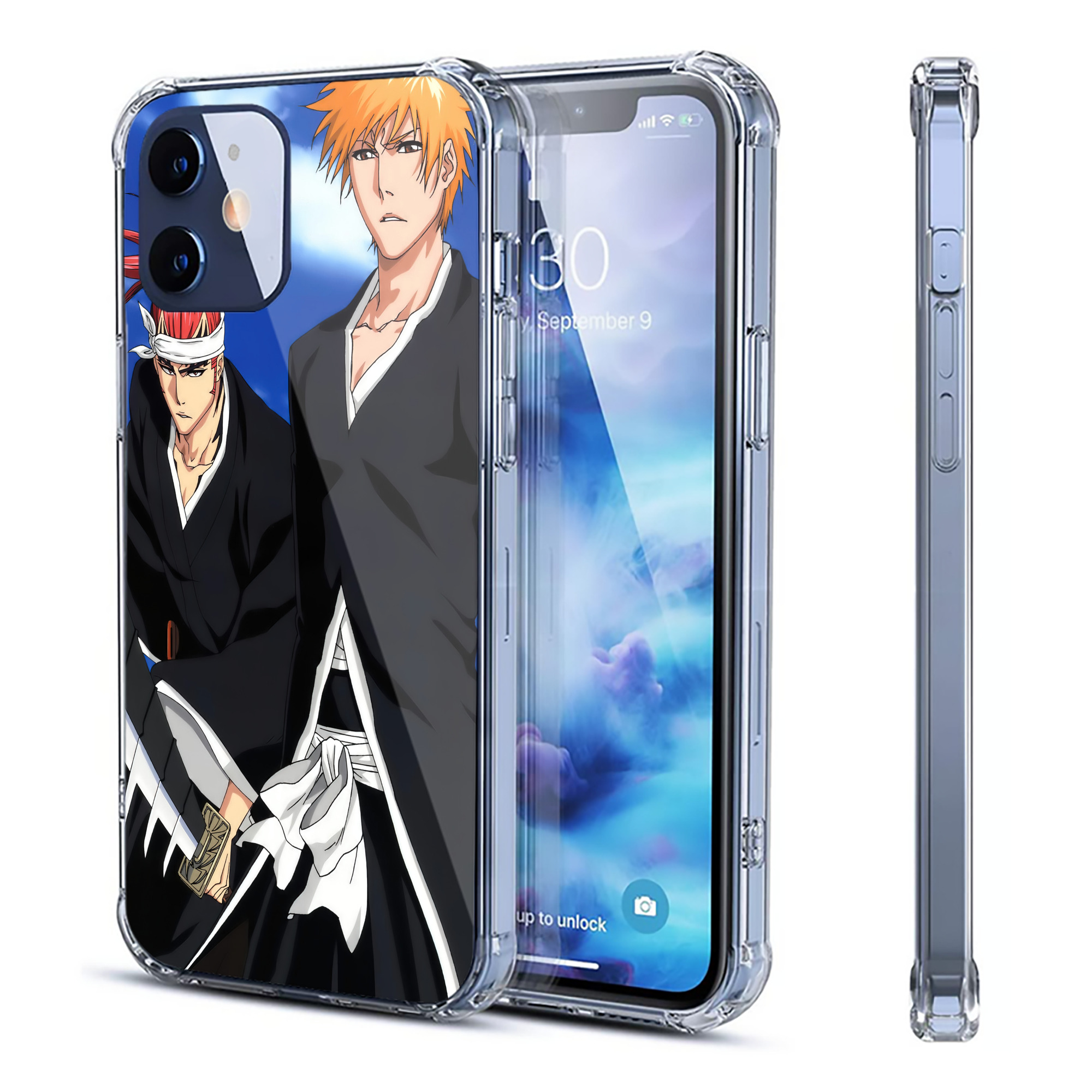 （画像用） ブリーチ BLEACH 【iPhone 12シリーズ対応】透明スマホケース（クリアソフトケース）